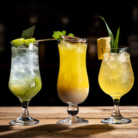 Ensemble de verres à cocktail en cristal, design gaufré vertical pour jus, whisky, bière, logo personnalisé, articles de bar en gros