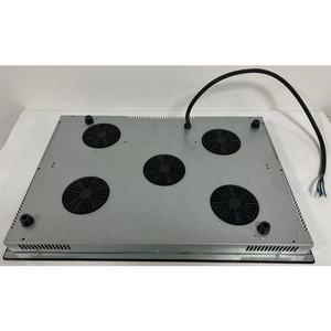 Table de cuisson à induction encastrable 5 foyers, noire, avec surface en verre céramique et panneau tactile, 220V 50/60Hz - Product Image 4