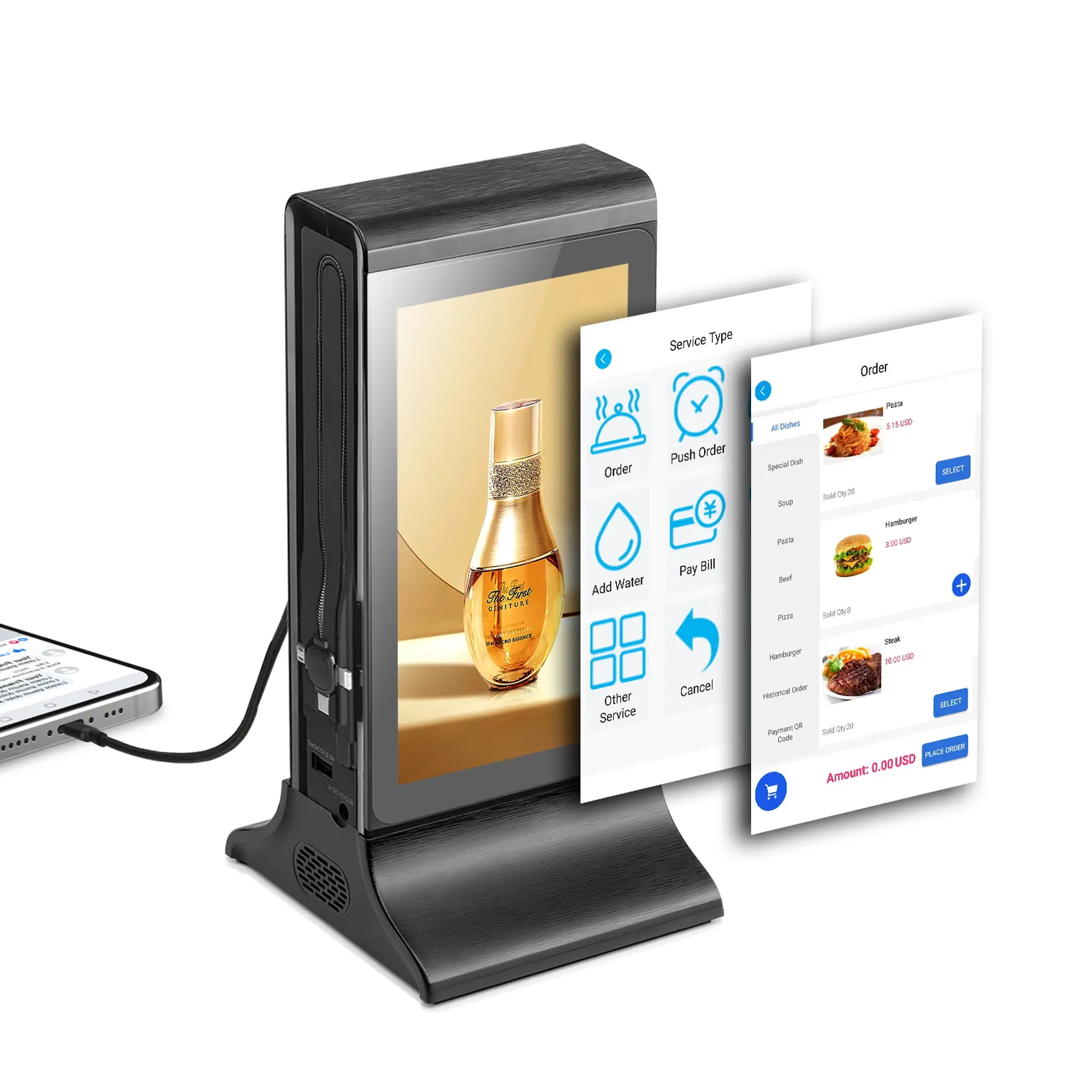 Nouveautés produits électroniques ordinateur portable station de banque d'alimentation sans fil 20000mah menu affichage stations de charge