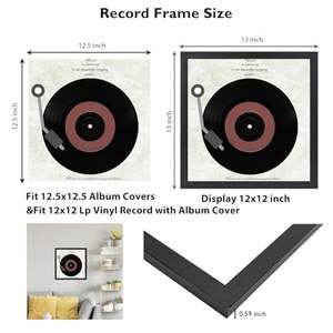 Gerçek cam klasik 12.5 resim çerçevesi toptancılar ile 12.5 * ahşap fotoğraf çerçevesi inç resim çerçevesi sıkıntılı Burlywood - Product Image 4