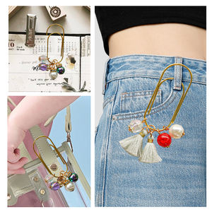 ゴールドかわいい漫画形の金属紙クリップブックマークスティッキーノートホルダー学生 & オフィス学校用文房具用品 - Product Image 6