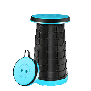 Eco-Friendly Plastic Collapsable Retractable Folding <b>Stool</b> Camping Fishing <b>Stool</b> Travel Retractable Folding Chair - Product Image 1