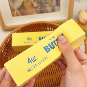 ของเล่นบัตเตอร์สควิชชี่รูปแท่งเนย บีบแล้วคืนรูปช้า วัสดุ PU ของเล่นบีบคลายเครียด ของเล่นโปรโมชั่น ขายดี - Product Image 1
