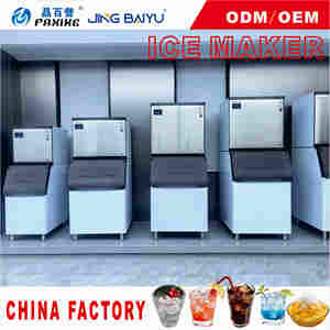 Machine à glaçons commerciale haut de gamme, forme de cube, acier inoxydable, <span class=keywords><strong>dégivrage</strong></span> <span class=keywords><strong>automatique</strong></span>, faible consommation d'énergie, fabrication chinoise, glace rapide - Product Image 4