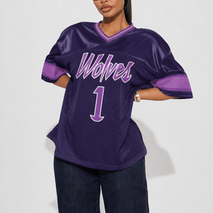 <span class=keywords><strong>Maillot</strong></span> des <span class=keywords><strong>Timberwolves</strong></span> de Minnesota édition City pour femme, coupe ample, tenue de sport, tenue de soirée, <span class=keywords><strong>maillot</strong></span> de supporter pour le jour du match, nom personnalisé, faible MOQ - Product Image 2