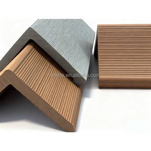 Modern Click Outdoor Wood-Plastic Decking Co-Extruded Anti-Corrosion Edge Trim L-Shaped Right Angle Garden Use Corner Cover - Product Image 3