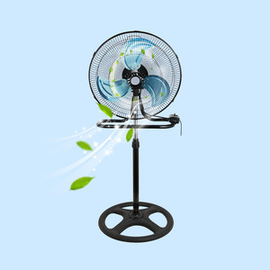 Ventilador de Pedestal Oscilante de Metal de 18 Pulgadas, 3 en 1, Gran Potencia, Embalaje SKD, Embalaje CKD, Ventilador de Pared 3 en 1, Útil, de 18 Pulgadas, en Oferta - Product Image 1