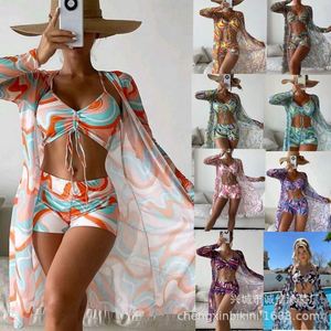 Yi <span class=keywords><strong>Cache</strong></span>-<span class=keywords><strong>maillot</strong></span> en mousseline multicolore style européen et américain, sexy et tendance, pour <span class=keywords><strong>maillot</strong></span> <span class=keywords><strong>de</strong></span> <span class=keywords><strong>bain</strong></span> <span class=keywords><strong>femme</strong></span> avec bas <span class=keywords><strong>de</strong></span> <span class=keywords><strong>maillot</strong></span> montant jusqu'aux cuisses - Product Image 2