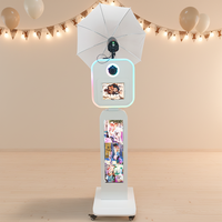 Photomaton professionnel pour iPad et appareil photo reflex numérique, prend en charge les formats paysage et portrait