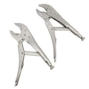 Pince de verrouillage à mâchoire droite à nez rond <span class=keywords><strong>7</strong></span> en 10 pince à étau <span class=keywords><strong>multi</strong></span>-réglable pour camping robuste - Product Image 3