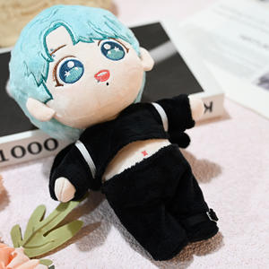 Nouvelle <span class=keywords><strong>poupée</strong></span> en peluche personnalisée avec des conceptions personnelles taille personnalisée avec divers costumes pour les fans d'artistes Plushie Service d'échantillon rapide personnalisé - Product Image 6