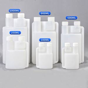 100Ml 250Ml 500Ml 1000Ml <span class=keywords><strong>HDPE</strong></span> Nhựa Phòng Thí Nghiệm Đôi Cổ Chai Đôi Kép Phòng Đo Định Lượng Chai Cho Thử Nghiệm - Product Image 3