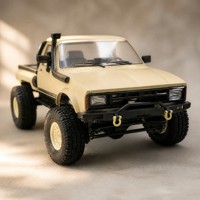 Camionnette télécommandée, échelle 1/16, 4x4, tout-terrain, 2,4 G, voiture électrique en métal avec chargeur - Cadeau pour enfants et garçons