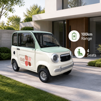 Quadricycle électrique pour adultes fabriqué en Chine, petite voiture de passagers, transmission automatique, facile à utiliser pour les voyages en famille