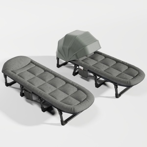 Nouveau design de lit de <span class=keywords><strong>camping</strong></span> réglable pliable et léger pour l'extérieur avec auvent pour les loisirs, le <span class=keywords><strong>camping</strong></span>, la randonnée et la pause du midi. - Product Image 4