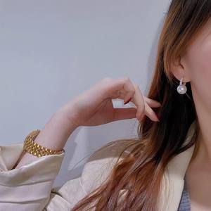 Juego de Joyería de Plata DIY 21621 con Bandeja para Aretes de Plata S925, Cuentas Redondas de 9-15 mm, Hebilla para Aretes, Accesorios de Moda para Aretes de Perlas - Product Image 4