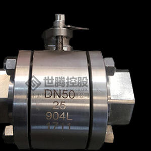 Vanne à bille en acier forgé intégral de norme américaine A105 au gaz naturel, DN100, pour l'industrie chimique, avec bride - Product Image 3