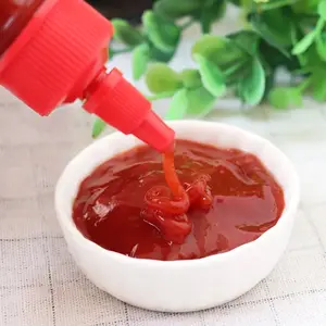 Ketchup de tomate de fábrica china, OEM, a granel