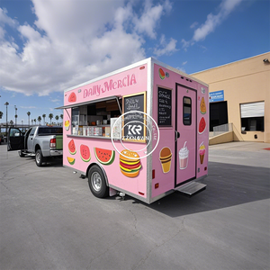 Remorque alimentaire de concession, chariot de tacos, glaces, barbecue, cornets de <span class=keywords><strong>pizza</strong></span>, chariot à café entièrement équipé, camion de restauration mobile à <span class=keywords><strong>vendre</strong></span> - Product Image 2
