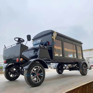 Chariot funéraire électrique noir antique au design moderne, couleurs personnalisables, à prix réduit, en vente - Product Image 3