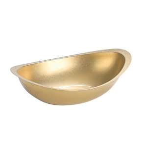 Vintage Gold Stainless Steel Tableware Set Round Dishwasher Safe Daily Use - Product Image 2