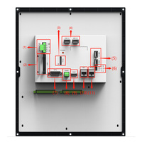 Controlador de Router CNC con Pantalla LCD de 8 Pulgadas, Programador de 5 Ejes, Sistema Operativo RT Linux, 2 GB de RAM, 8 GB de Capacidad de Programación para Torno