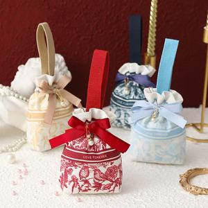 Creative Modern <b>Wedding</b> Candy Bag Handheld <b>Wedding</b> Companion Gift <b>Box</b> Return Gift Sail Bag - Product Image 1