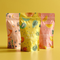 Op maat gemaakte verpakking met logo, geurdicht plastic zakje voor gedroogde mango, droge voedselverpakking, zipzak voor koffie en dierenvoer