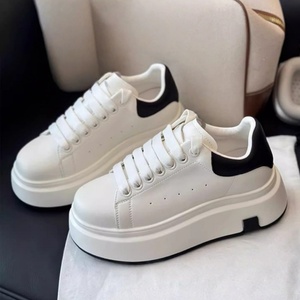 high-top white sneakers female 2026 new style casual sports sneakers best-selling and niche design-oriented loafers - Product Image 1