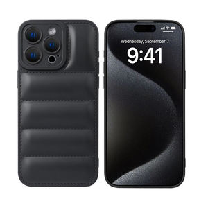 Téléphone portable de marque personnalisée <span class=keywords><strong>North</strong></span> <span class=keywords><strong>Face</strong></span> Designer de luxe Veste en duvet Caméra rembourrée Étui de protection pour téléphone portable pour iPhone - Product Image 2