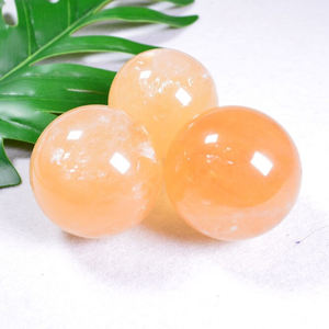Offre Spéciale sphères de cristal spirituel jaune naturel poli <span class=keywords><strong>Orange</strong></span> <span class=keywords><strong>Calcite</strong></span> boule d'énergie cristal miel <span class=keywords><strong>Calcite</strong></span> pour la décoration - Product Image 2