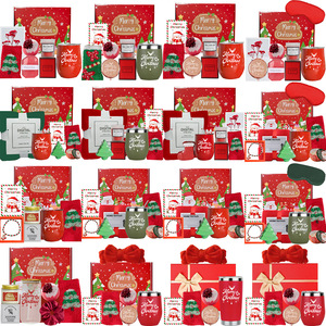 Lujoso Set de Regalo de Cuidado Personal Navideño con Vaso, Vela Aromática, Bombas de Baño, Cesta de Spa para Mujeres, Mamá, Esposa, Hermana, Enfermera, Compañera de Trabajo - Product Image 5