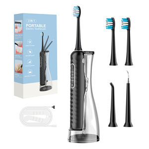 Hilo <span class=keywords><strong>Dental</strong></span> de agua portátil 2 en 1, <span class=keywords><strong>irrigador</strong></span> Oral inalámbrico para limpieza de dientes y hilo <span class=keywords><strong>dental</strong></span>, tanques reemplazables - Product Image 3