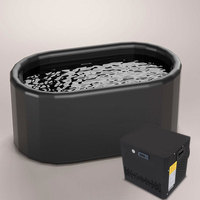 Bain de glace gonflable extérieur à l'ozone WiFi avec système de refroidissement Refroidisseur d'eau plongeant froid
