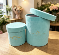 Coffret Cadeau Rond en Velours avec Logo, Emballage Cadeau en Carton avec Revêtement UV et Gaufrage, Offre Spéciale