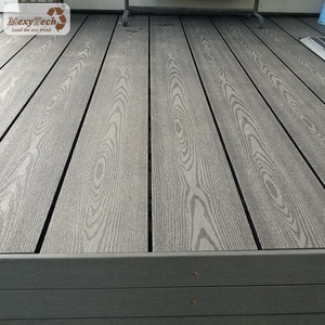 Chống Tia Cực Tím Composite <span class=keywords><strong>Wpc</strong></span> Decking Dễ Dàng Cài Đặt Ngoài Trời Hạt Gỗ <span class=keywords><strong>WPC</strong></span> Flooring - Product Image 5