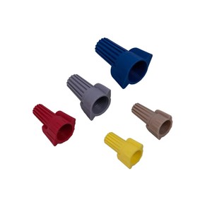 Conectores de cable cuadrados de resorte de alta potencia P12 galvanizados con zinc, carcasa de ABS, otros conectores de cable de cobre de 22-8 AWG, tuercas de conexión, color bronce, 94V-2 - Product Image 1