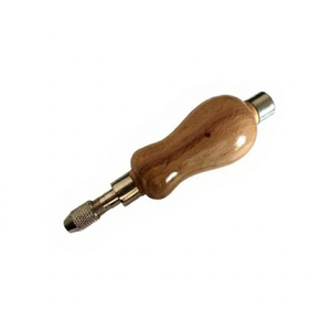 Herramienta de grabado de joyería SUNTOOLS/STIPL con mango de madera, mandril metálico y portabrocas cónico, modelo 248B, para trabajos artesanales precisos. - Product Image 1