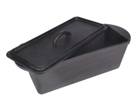 Moule à pain rectangulaire en fonte pré-assaisonnée avec couvercle, idéal pour le pain, le pain de banane et le pain de viande, pour four et cuisinière à gaz