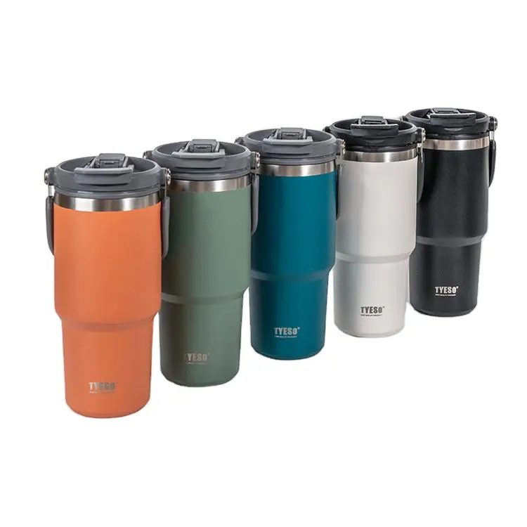 ZYDF portable voyage gobelet tasse chaude et froide en acier inoxydable 304 tasse à café bouteille d'eau