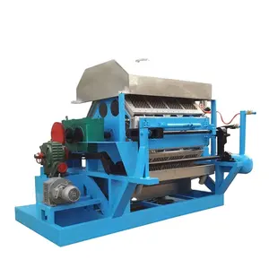 Papierpulp Eieren Verpakking Dozen Kartons Trays Molding Machines Handleiding Eierbak Maken Machine