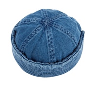Casquettes de cowboy lavées en gros chapeaux de propriétaire roulés chapeaux de marin Hip Hop propriétaire roulé tout match chapeaux de peau de melon de rue vintage