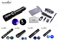 Tank007 Mini porte-clés promotionnel EDC lampe de poche délicate 365nm torche UV montrant l'encre 365nm torche UV lumière poche Linterna lampe