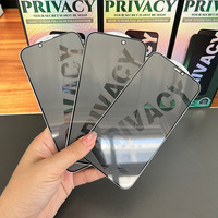 30 °   Film de protection d'écran en verre statique anti-espion pour iPhone 17 16 Pro Max 15 14 13 12 11, film antichoc d'usine