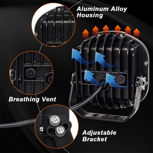 OVOVS - Luz LED Todoterreno de 6 Pulgadas y 65 W con Doble Luz Estroboscópica Lateral para Camioneta, ATV, SUV, UTV, Barco - Product Image 2