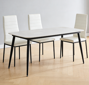 <span class=keywords><strong>Chaise</strong></span> de salle à manger contemporaine nordique en <span class=keywords><strong>velours</strong></span> avec pieds en métal <span class=keywords><strong>noir</strong></span> pour mobilier de restaurant, <span class=keywords><strong>chaise</strong></span> à dossier haut pour table à manger - Product Image 2