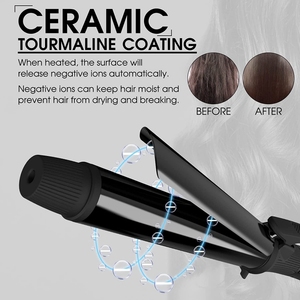 <span class=keywords><strong>Rizador</strong></span> de pelo de cerámica de 1 pulgada, <span class=keywords><strong>rizador</strong></span> de pelo con calefacción MCH, <span class=keywords><strong>rizador</strong></span> de pelo profesional de titanio de alta calidad - Product Image 4