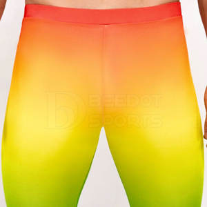 High Quality Custom <b>Mens</b> <b>Compression</b> <b>Leggings</b> Elastic Waist Quick Dry Breathable Spandex/Nylon Gym Training OEM Sportswear - Product Image 6