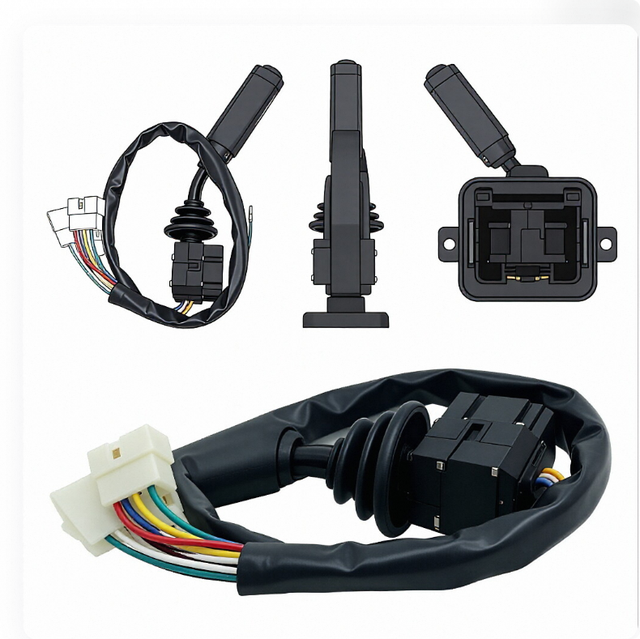 Multi-Function Combination Switch Assembly for Bus, Integrated Light  Wiper Control Stalk with Wiring Harness Plug
