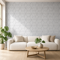 Panneaux acoustiques 3D modernes, dalles murales insonorisantes, réduction du bruit, tableau d'affichage DIY pour hôtel